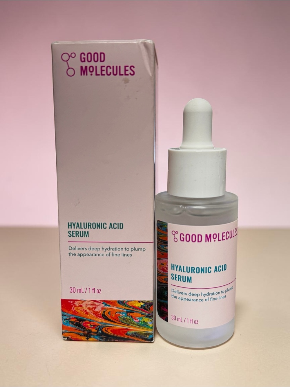 Good Molecules Hyaluronic Acid Serum 1 fl oz  Hydrating, Plumping NEW